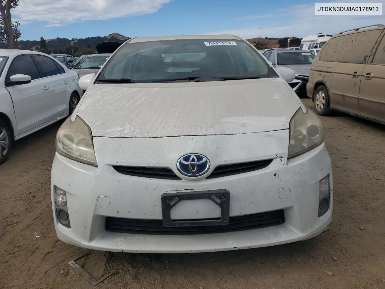 2010 Toyota Prius VIN: JTDKN3DU8A0178913 Lot: 76625094