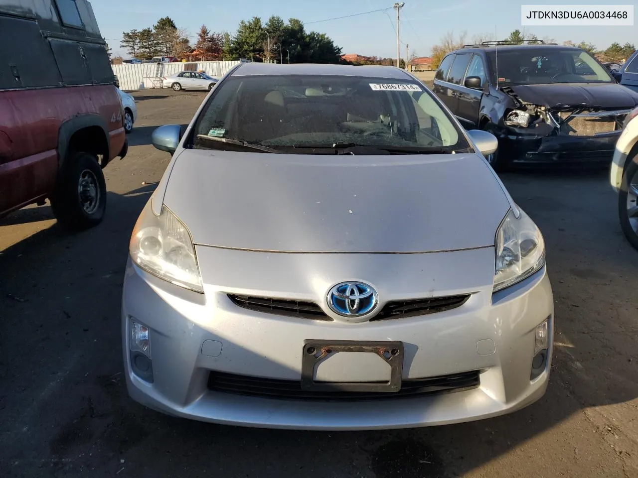 2010 Toyota Prius VIN: JTDKN3DU6A0034468 Lot: 76867314