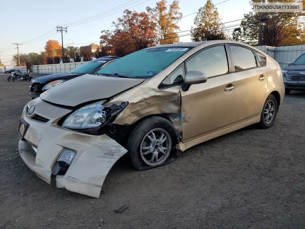 2010 Toyota Prius VIN: JTDKN3DU5A1133681 Lot: 76935584