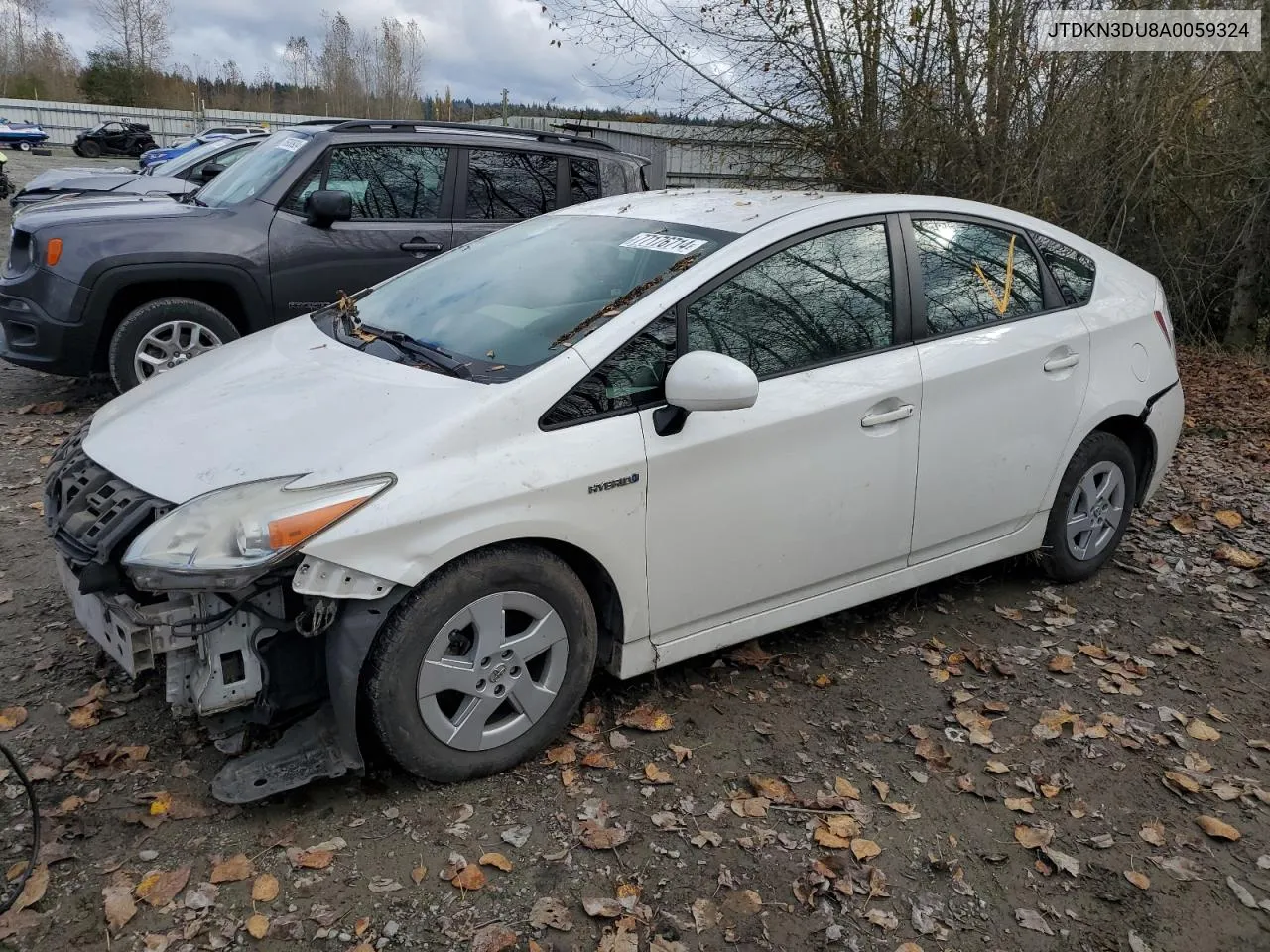 2010 Toyota Prius VIN: JTDKN3DU8A0059324 Lot: 77176714