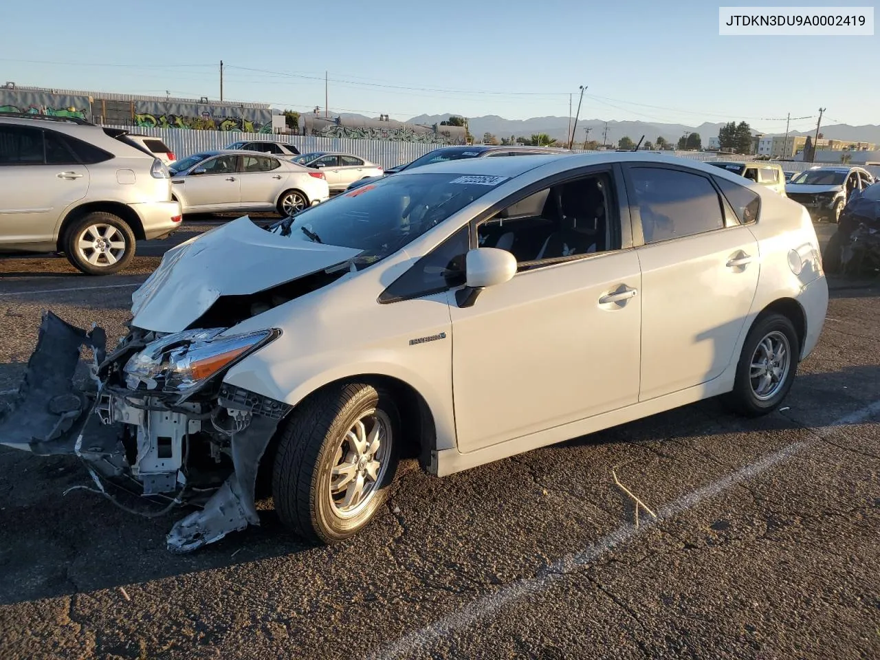 2010 Toyota Prius VIN: JTDKN3DU9A0002419 Lot: 77222524