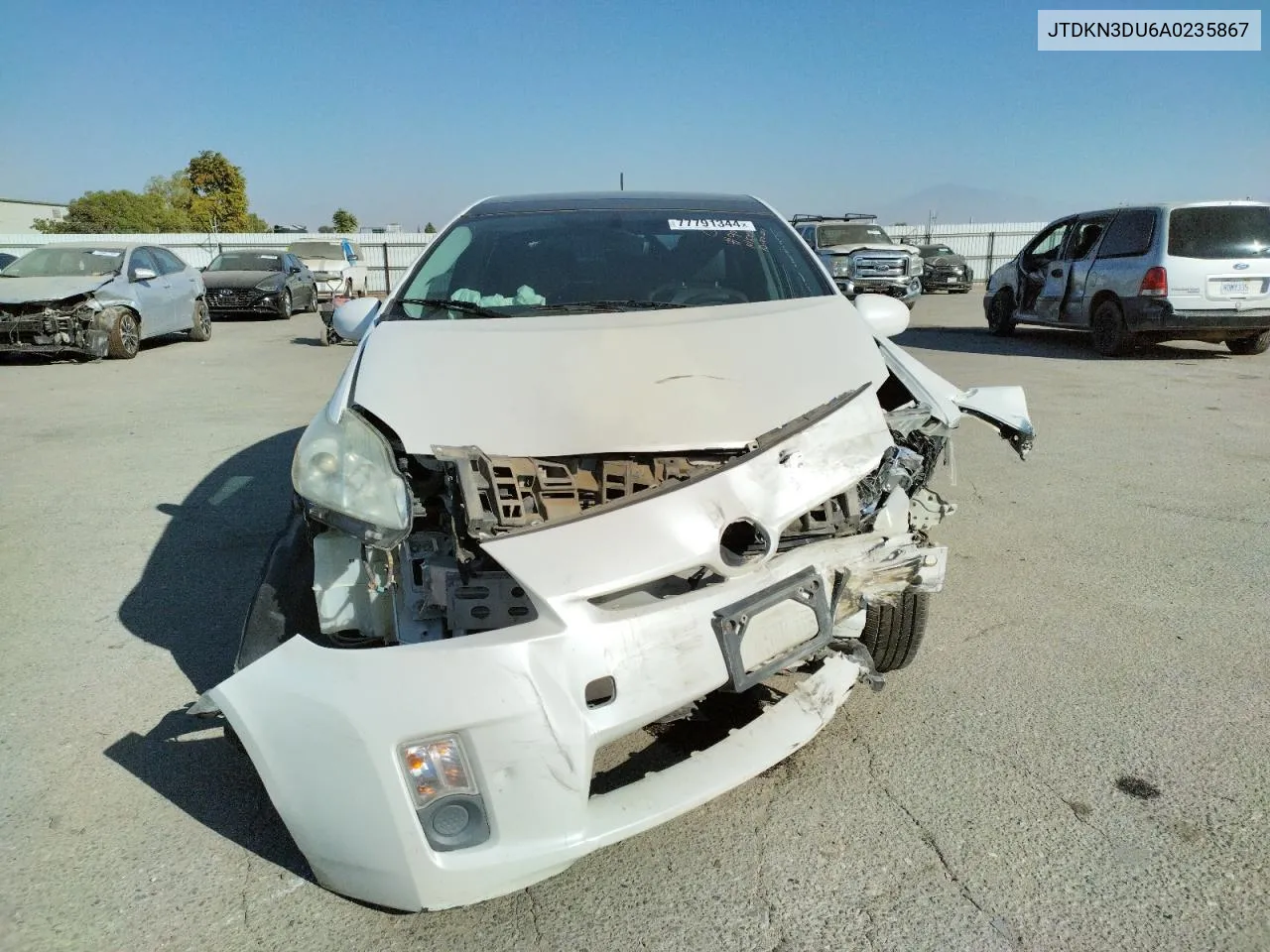 2010 Toyota Prius VIN: JTDKN3DU6A0235867 Lot: 77791344