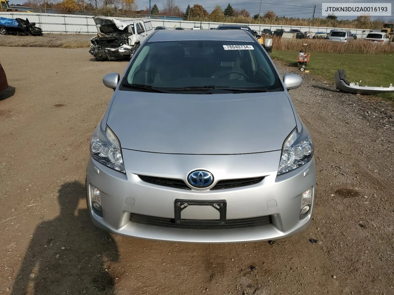 2010 Toyota Prius VIN: JTDKN3DU2A0016193 Lot: 78040734