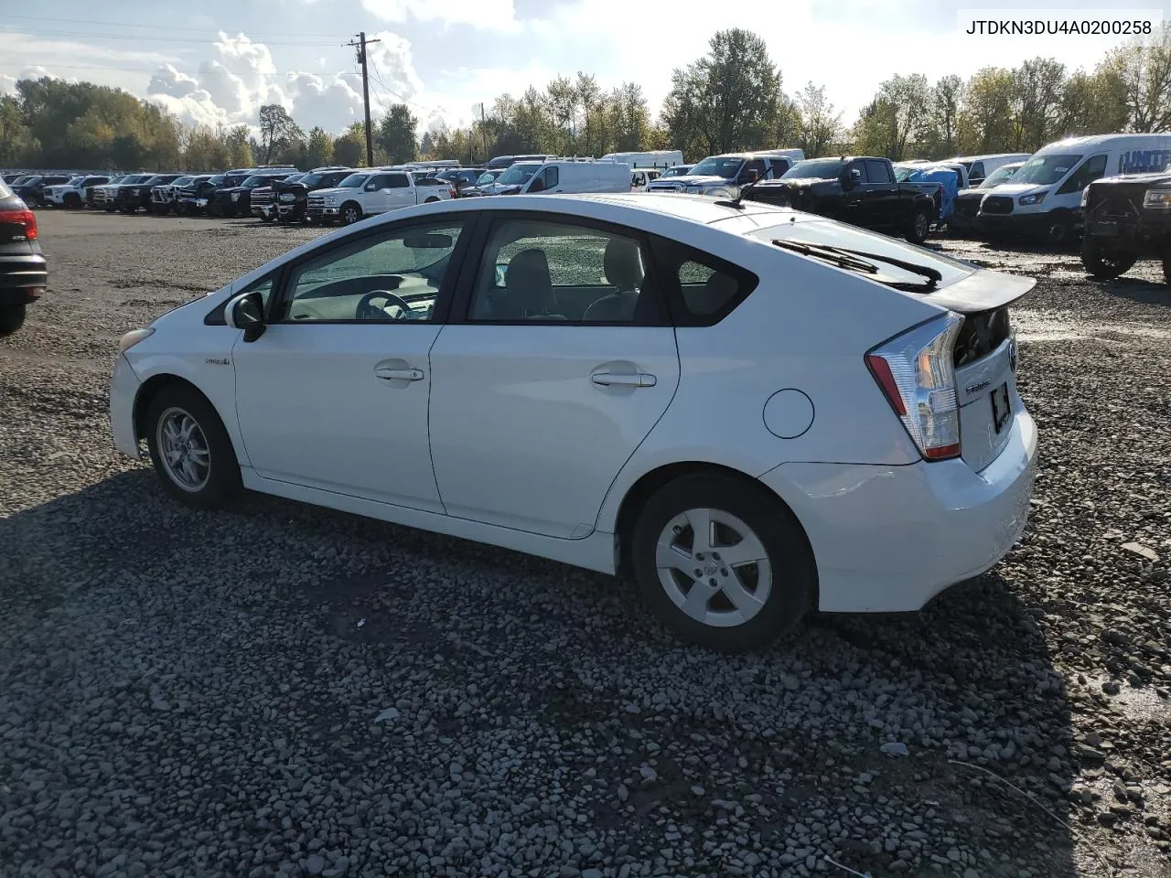 JTDKN3DU4A0200258 2010 Toyota Prius