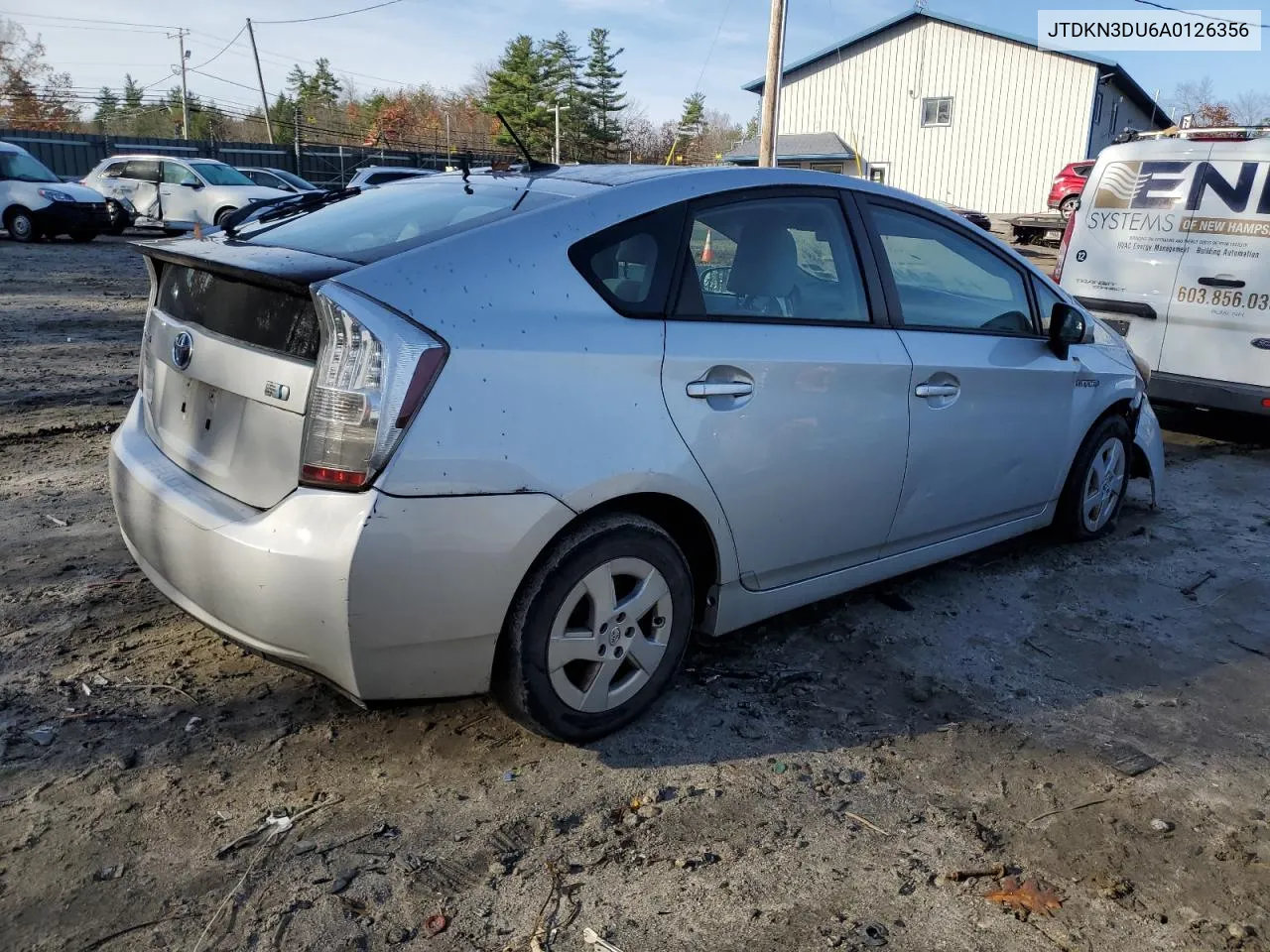 2010 Toyota Prius VIN: JTDKN3DU6A0126356 Lot: 78585574