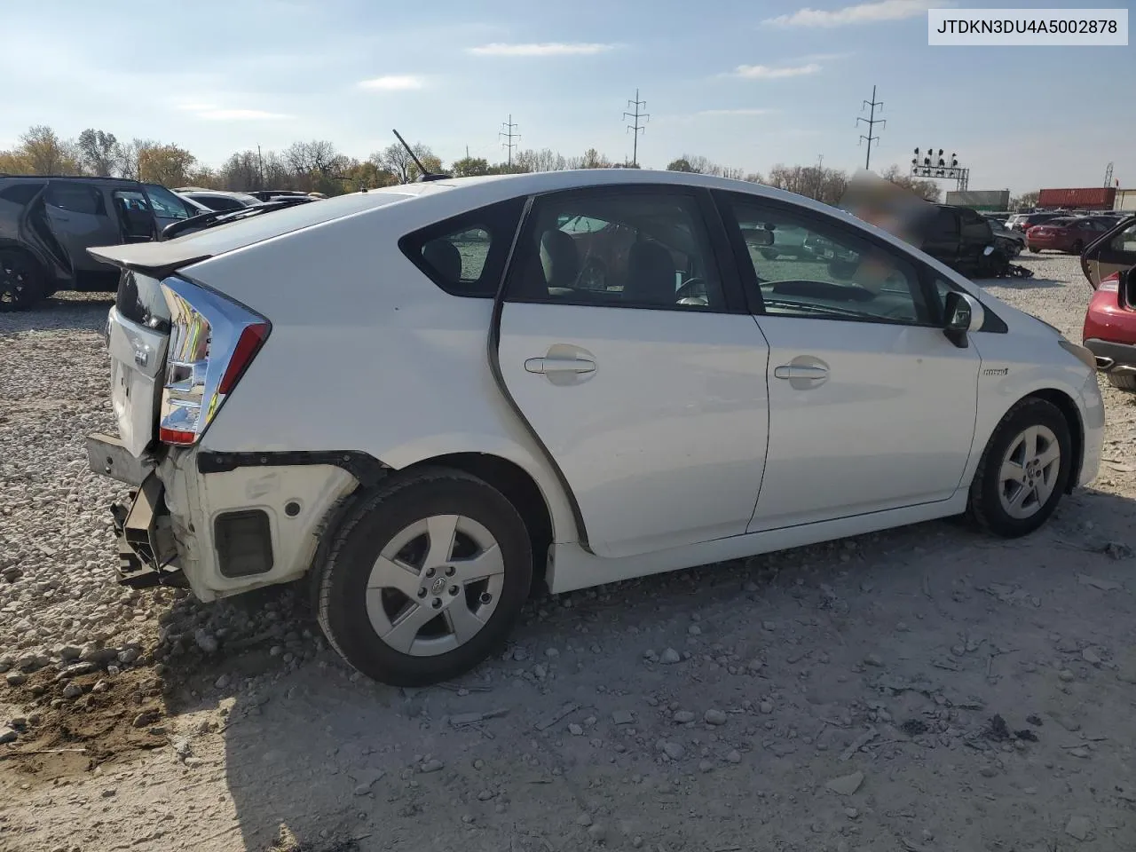 2010 Toyota Prius VIN: JTDKN3DU4A5002878 Lot: 78645114