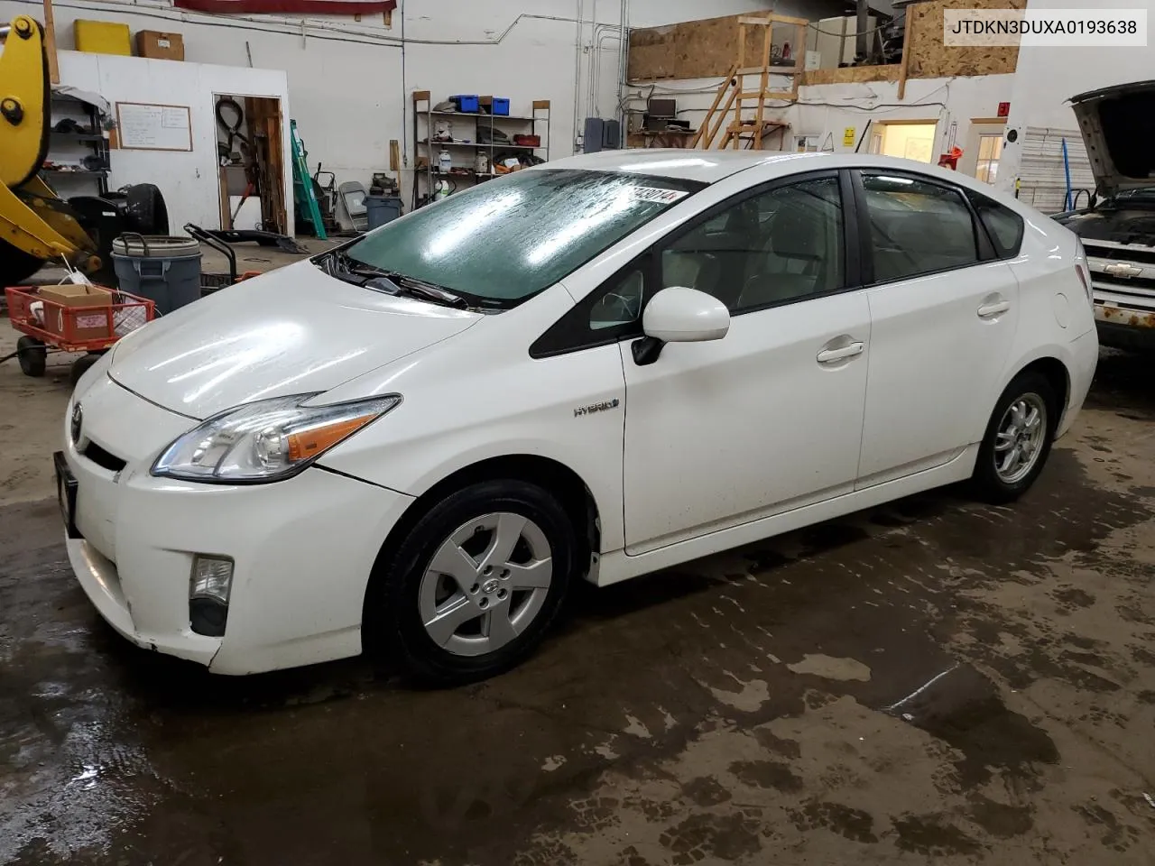 2010 Toyota Prius VIN: JTDKN3DUXA0193638 Lot: 78743014