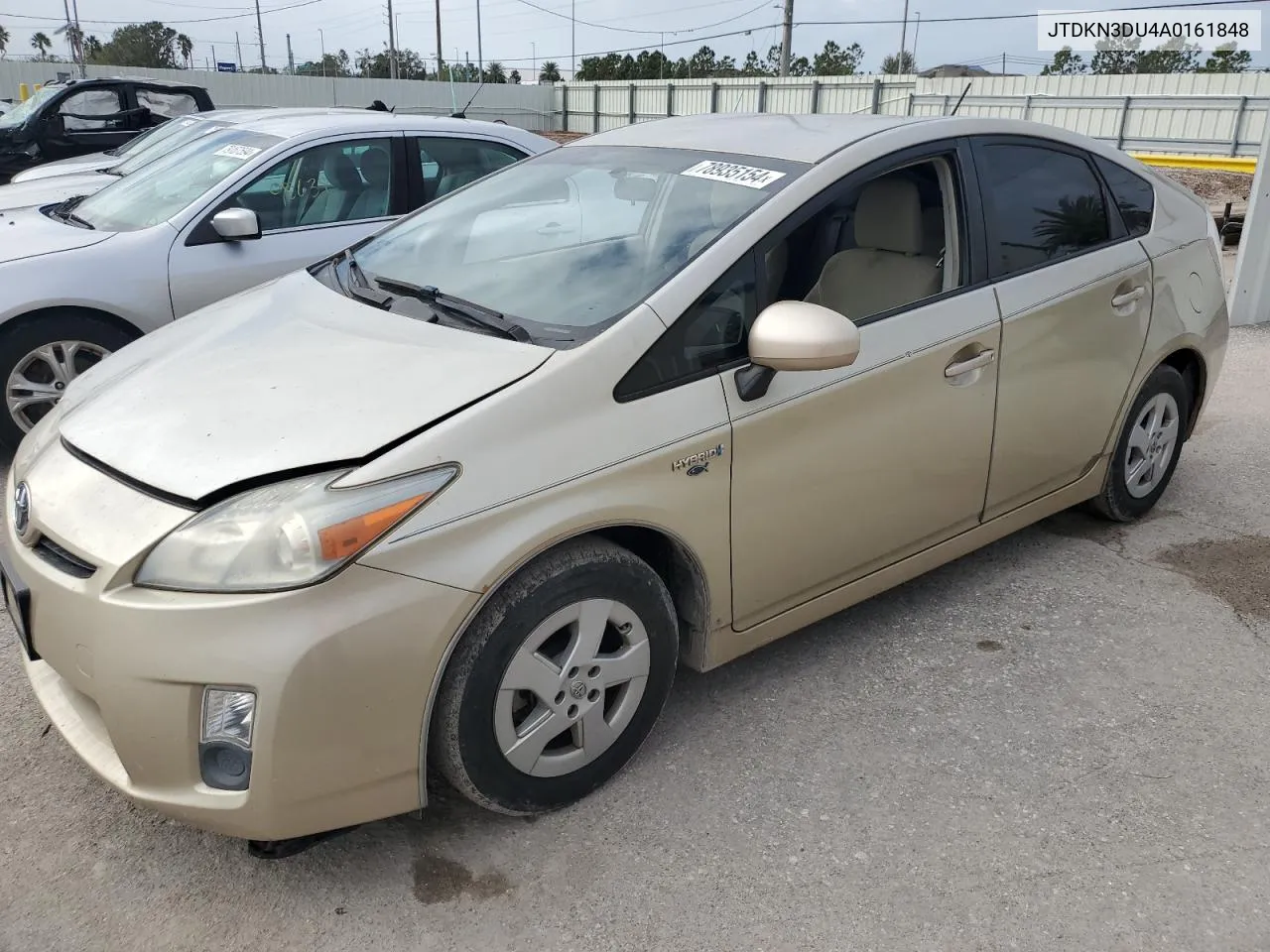 2010 Toyota Prius VIN: JTDKN3DU4A0161848 Lot: 78935154