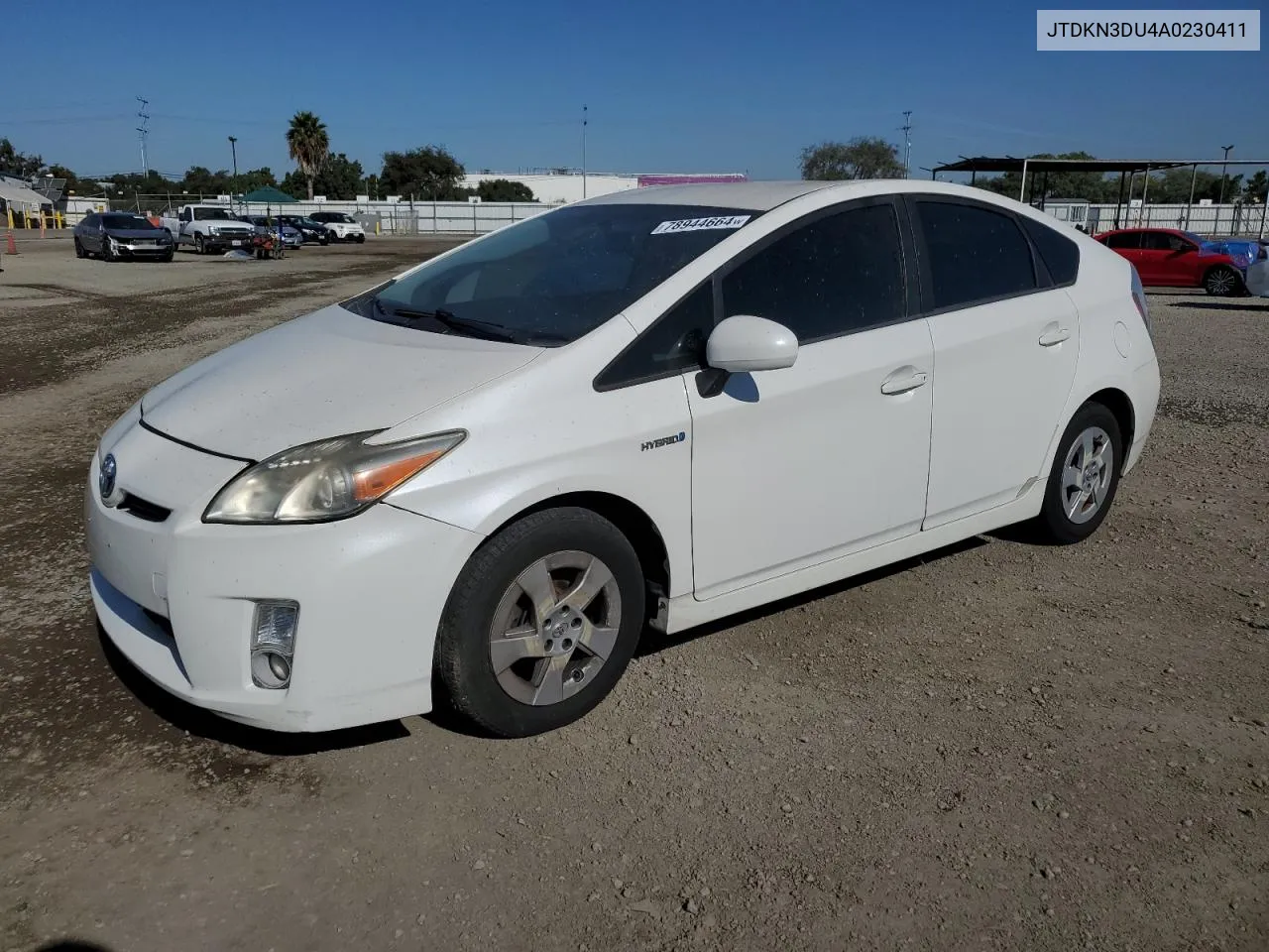 2010 Toyota Prius VIN: JTDKN3DU4A0230411 Lot: 78944664