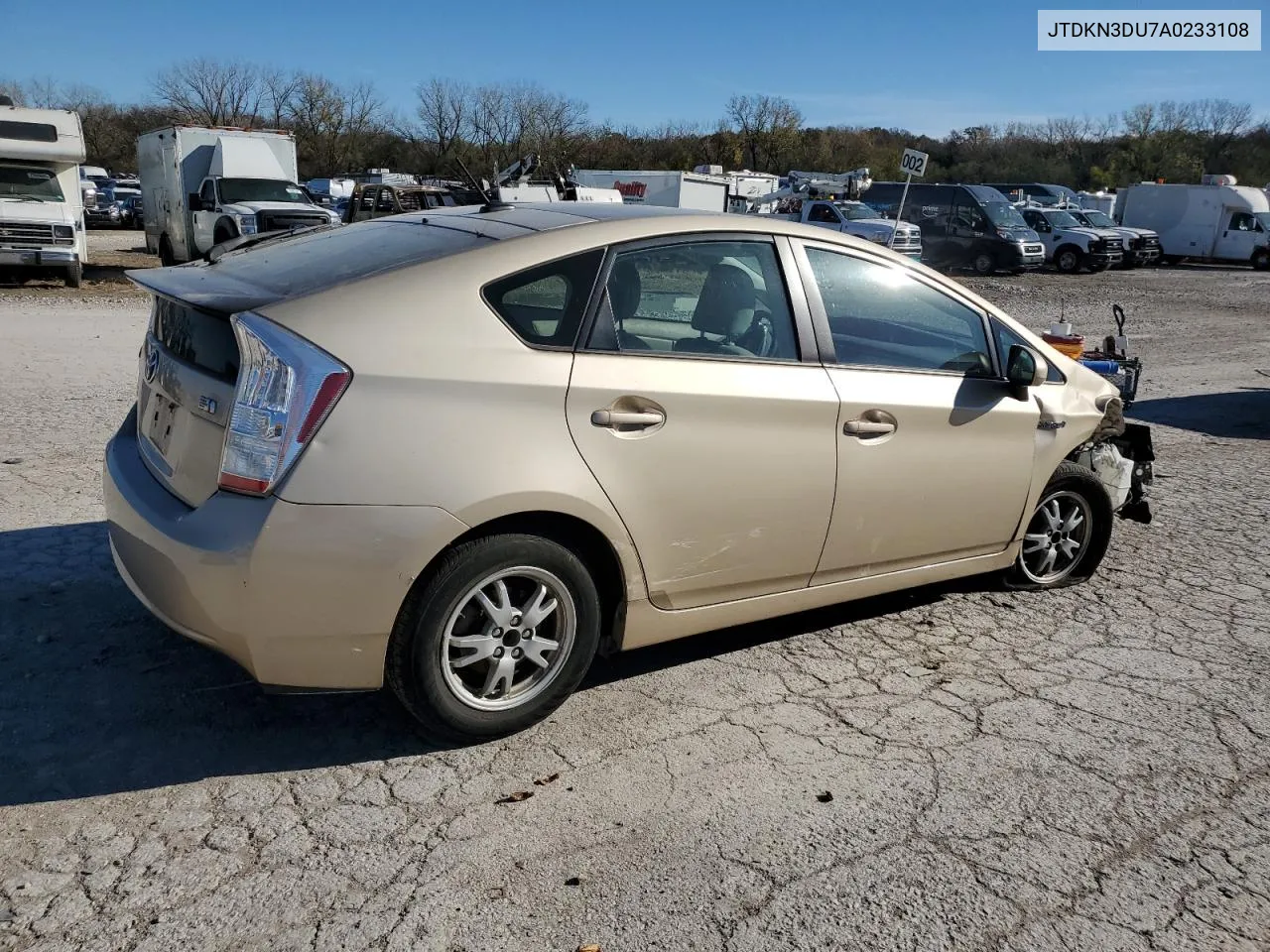 2010 Toyota Prius VIN: JTDKN3DU7A0233108 Lot: 79701474