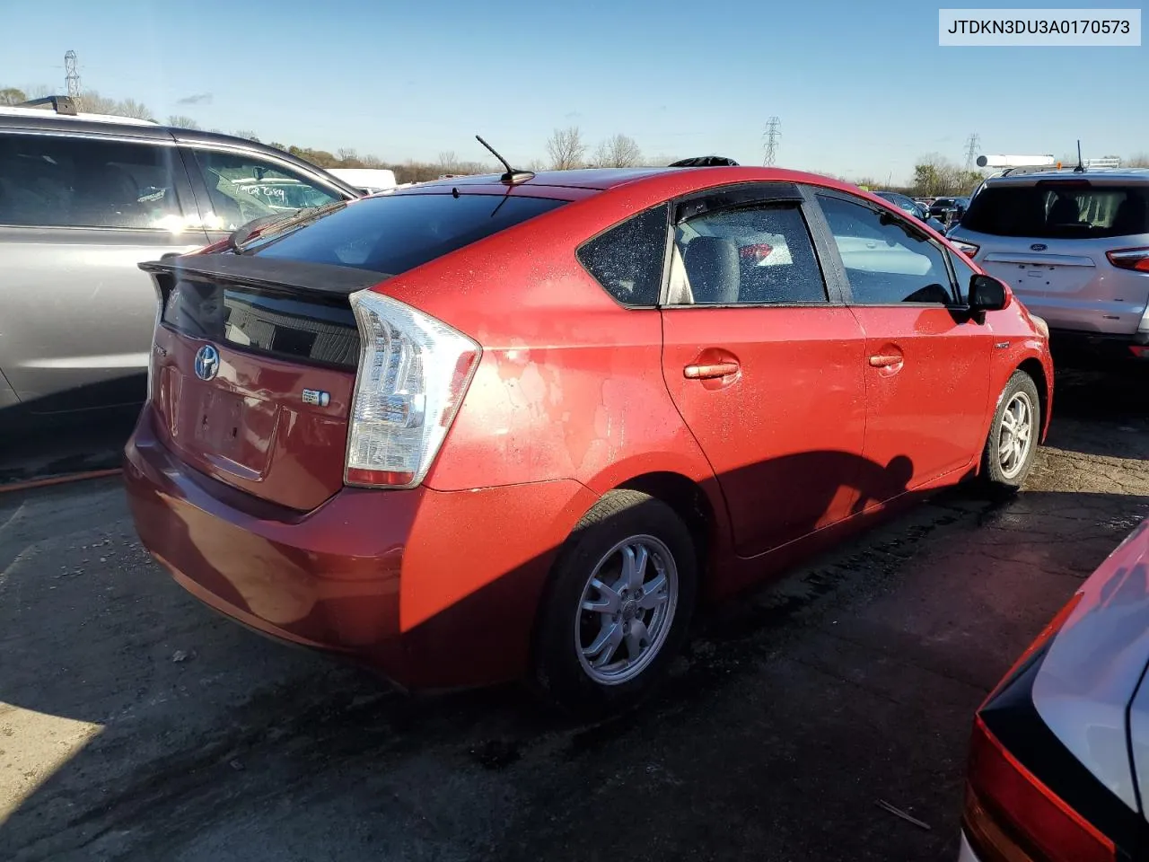 2010 Toyota Prius VIN: JTDKN3DU3A0170573 Lot: 80196144