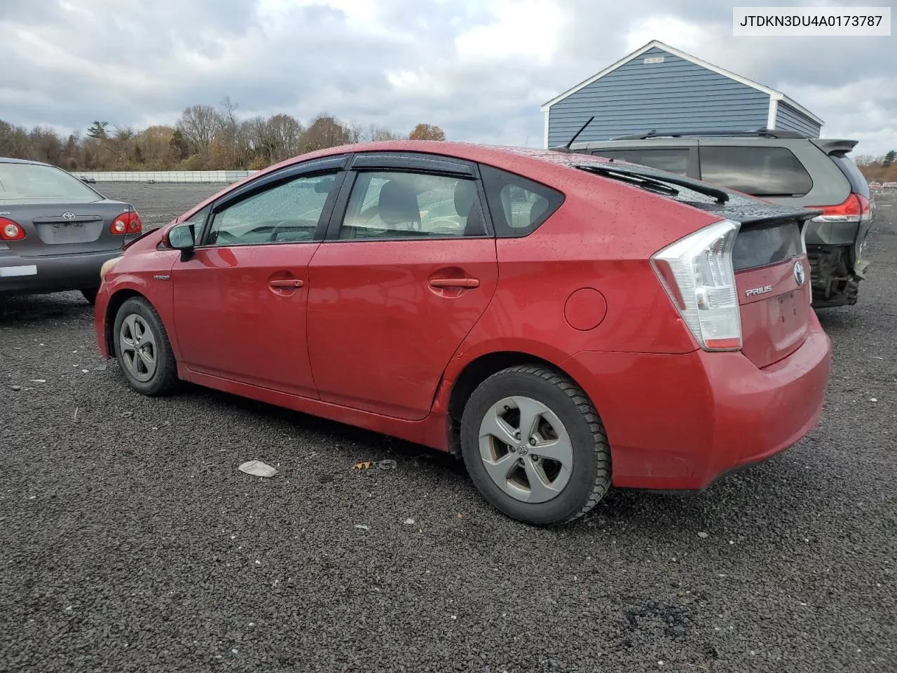 2010 Toyota Prius VIN: JTDKN3DU4A0173787 Lot: 80230694