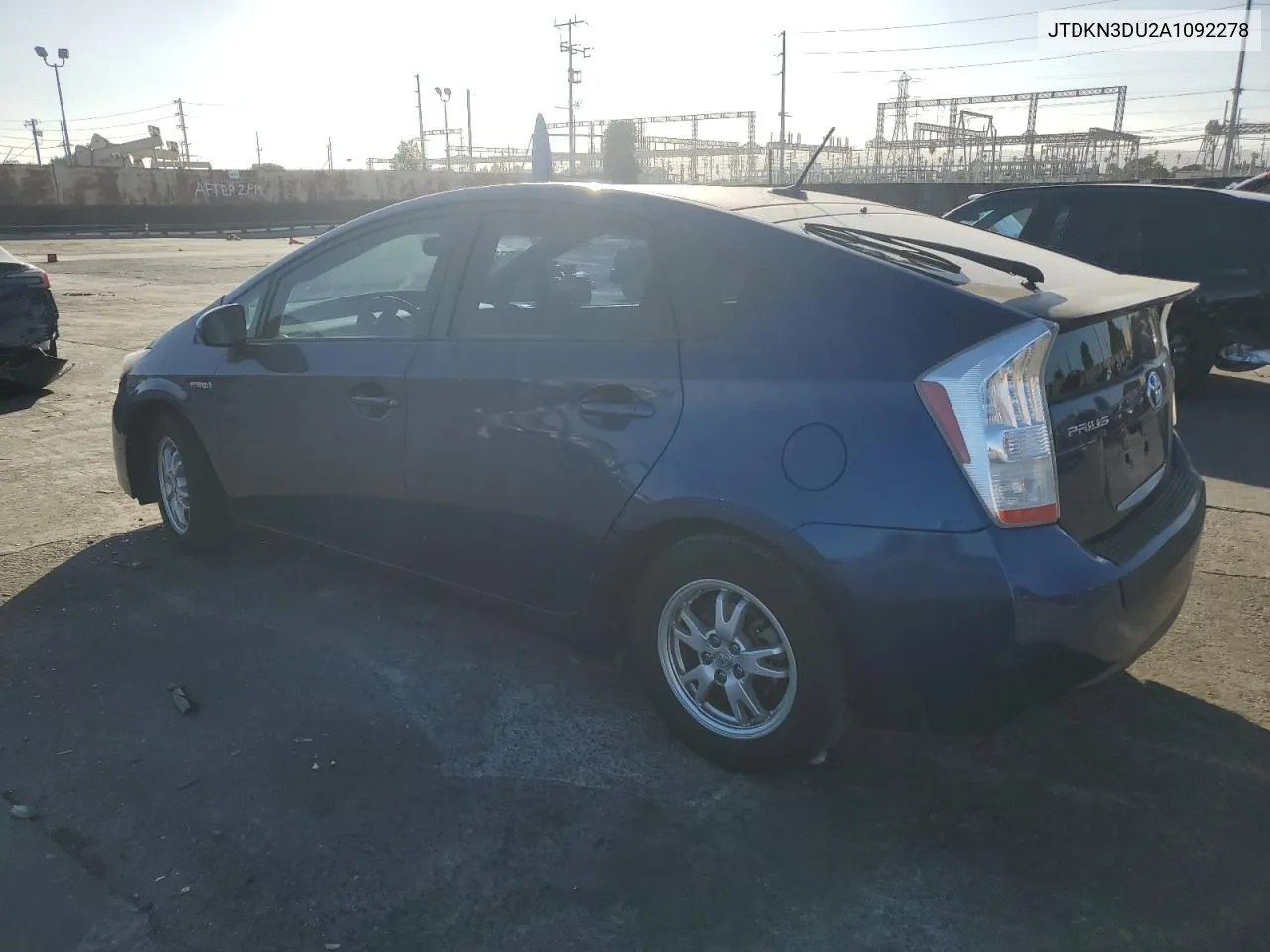 2010 Toyota Prius VIN: JTDKN3DU2A1092278 Lot: 80331864