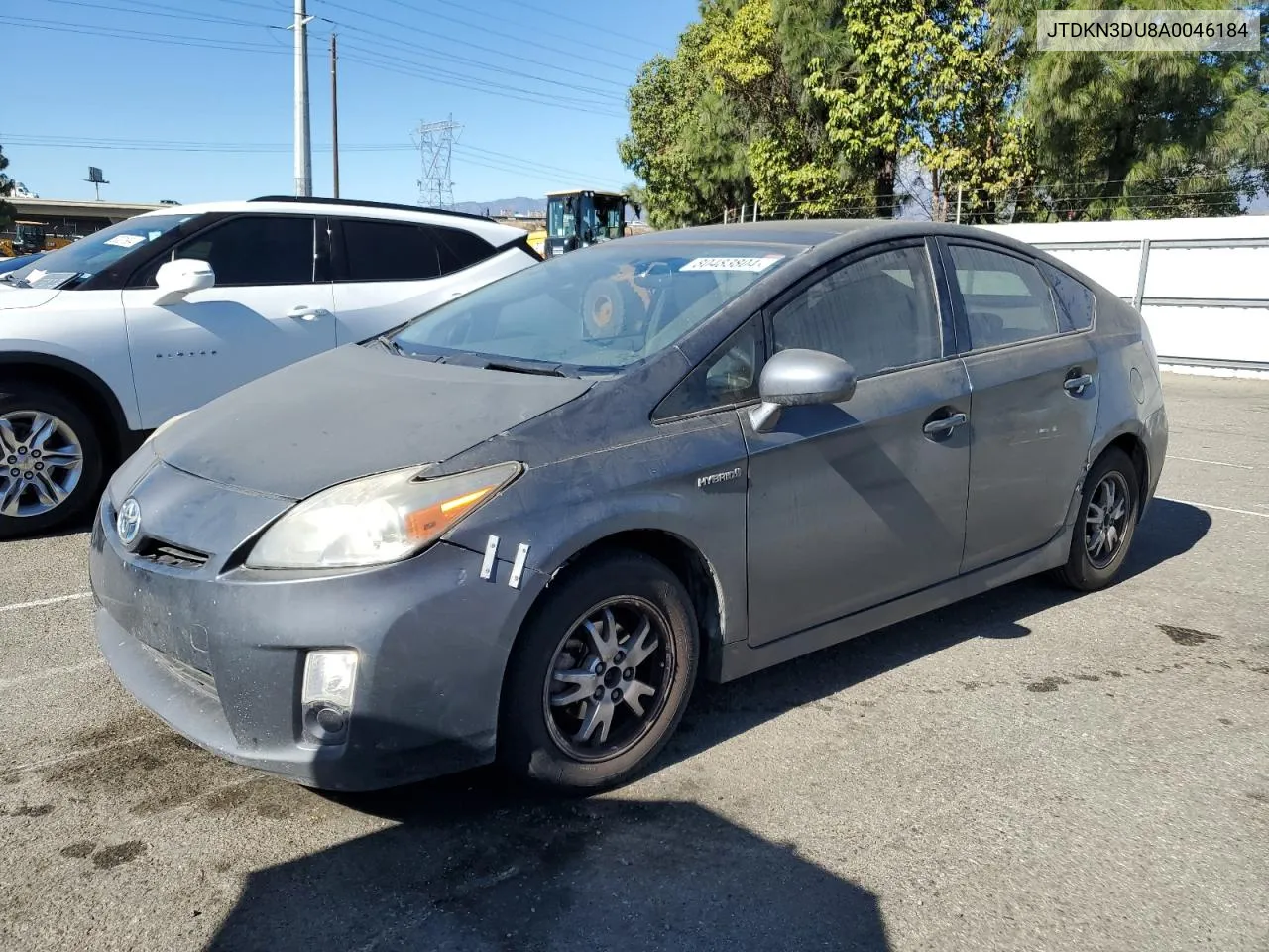 2010 Toyota Prius VIN: JTDKN3DU8A0046184 Lot: 80483804