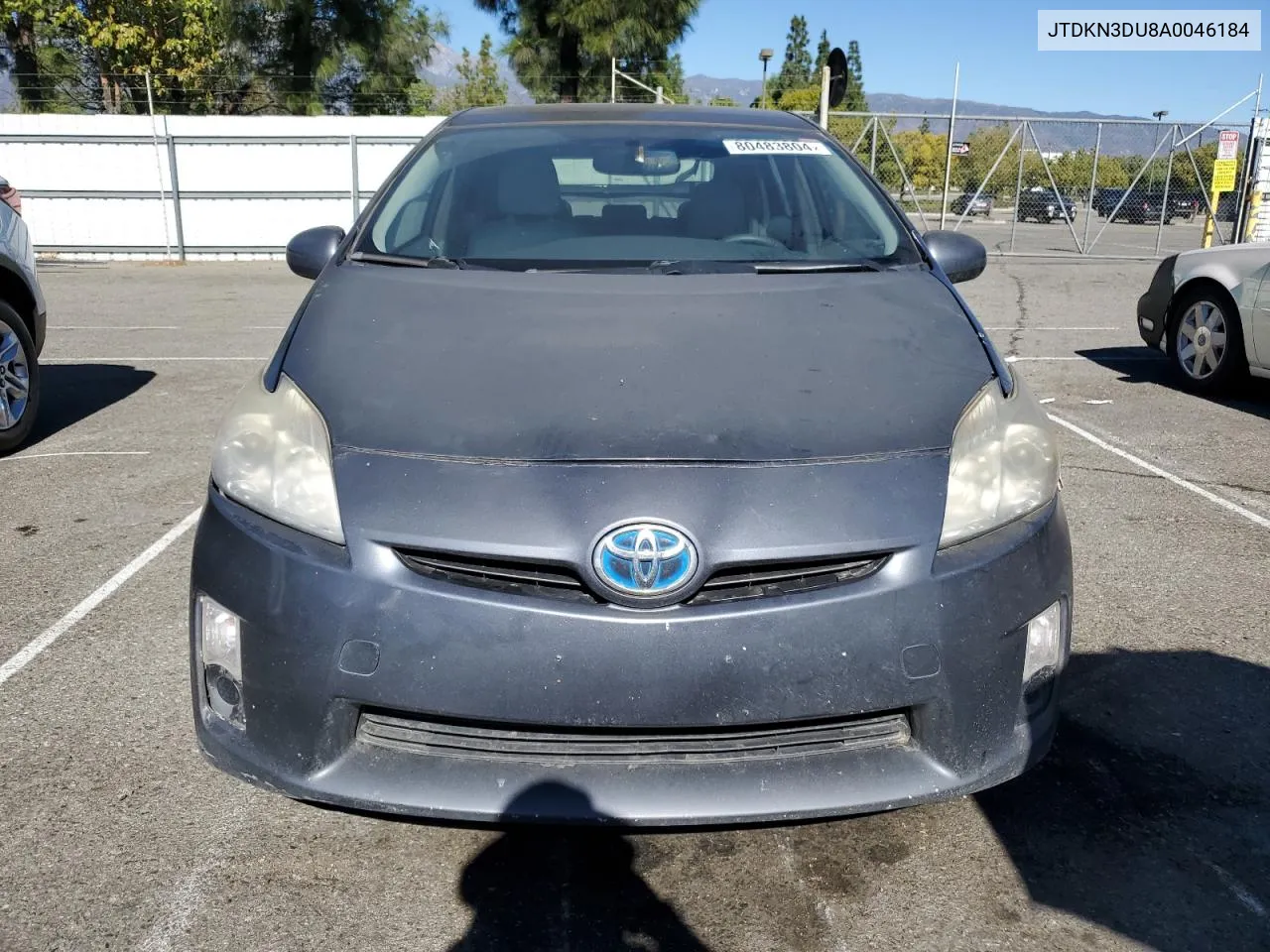 2010 Toyota Prius VIN: JTDKN3DU8A0046184 Lot: 80483804