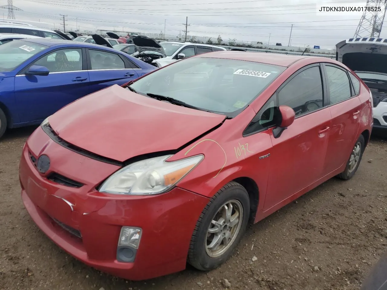 2010 Toyota Prius VIN: JTDKN3DUXA0178525 Lot: 80565824