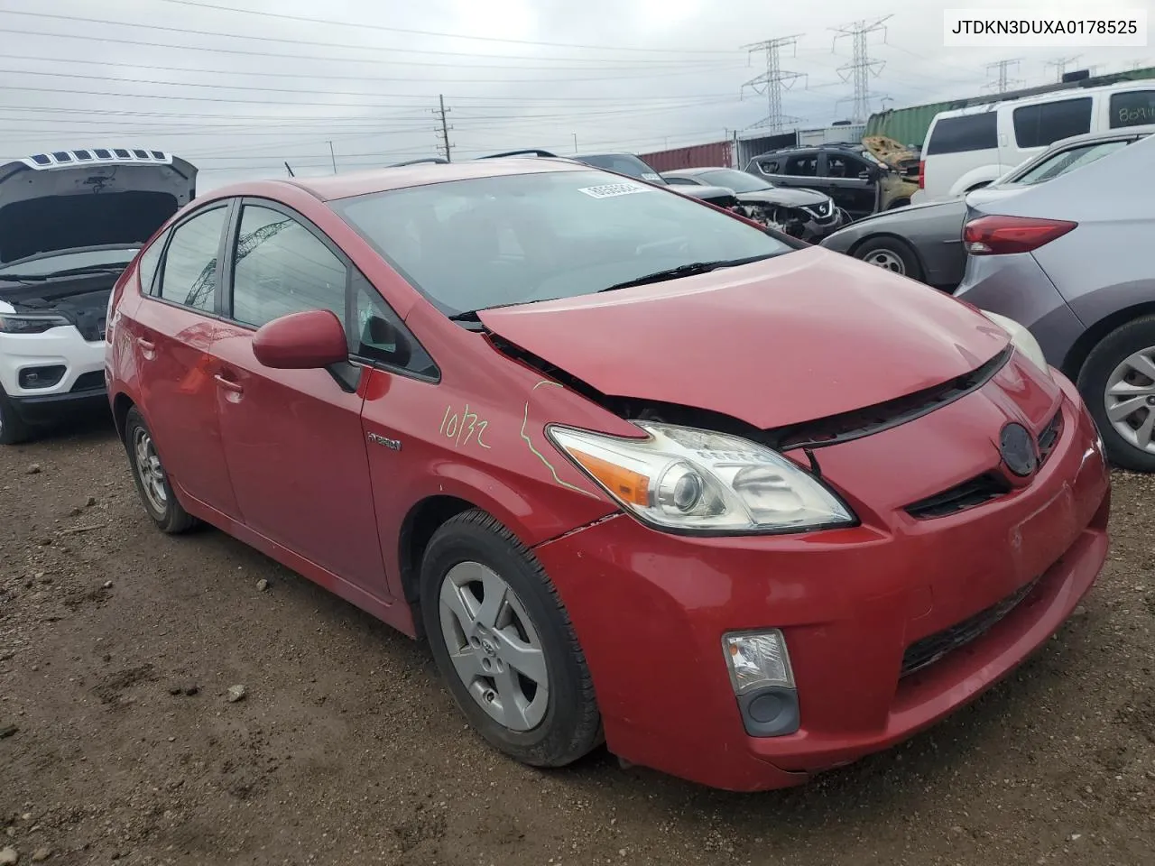 2010 Toyota Prius VIN: JTDKN3DUXA0178525 Lot: 80565824