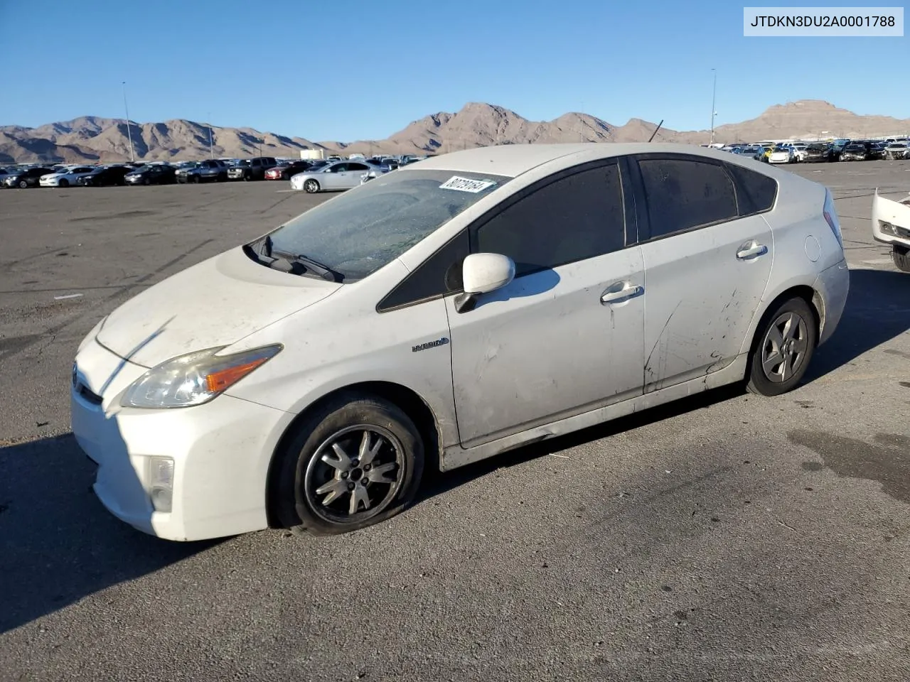 2010 Toyota Prius VIN: JTDKN3DU2A0001788 Lot: 80729164