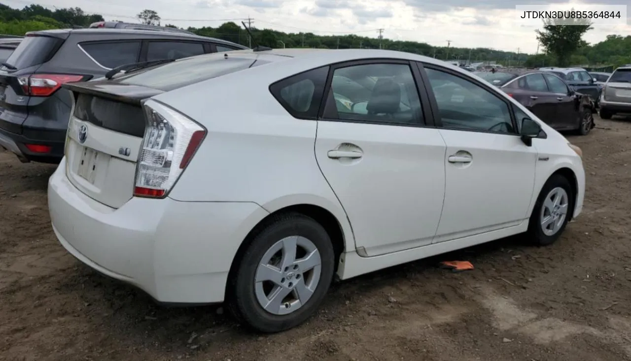 2011 Toyota Prius VIN: JTDKN3DU8B5364844 Lot: 56741134