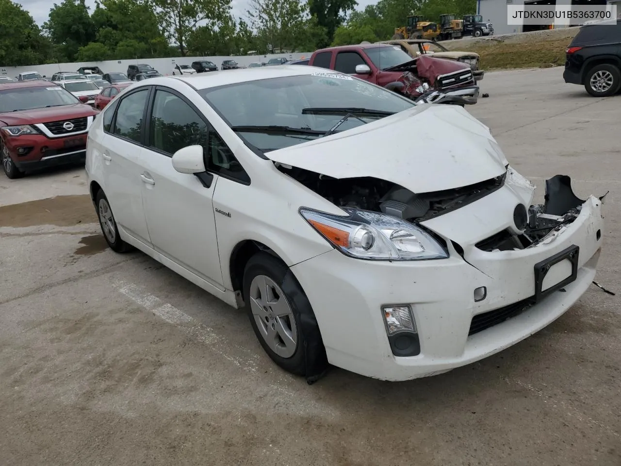 2011 Toyota Prius VIN: JTDKN3DU1B5363700 Lot: 59695734