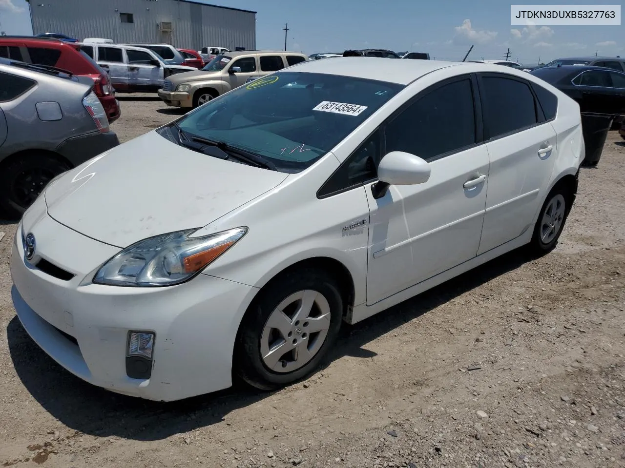 2011 Toyota Prius VIN: JTDKN3DUXB5327763 Lot: 63143564