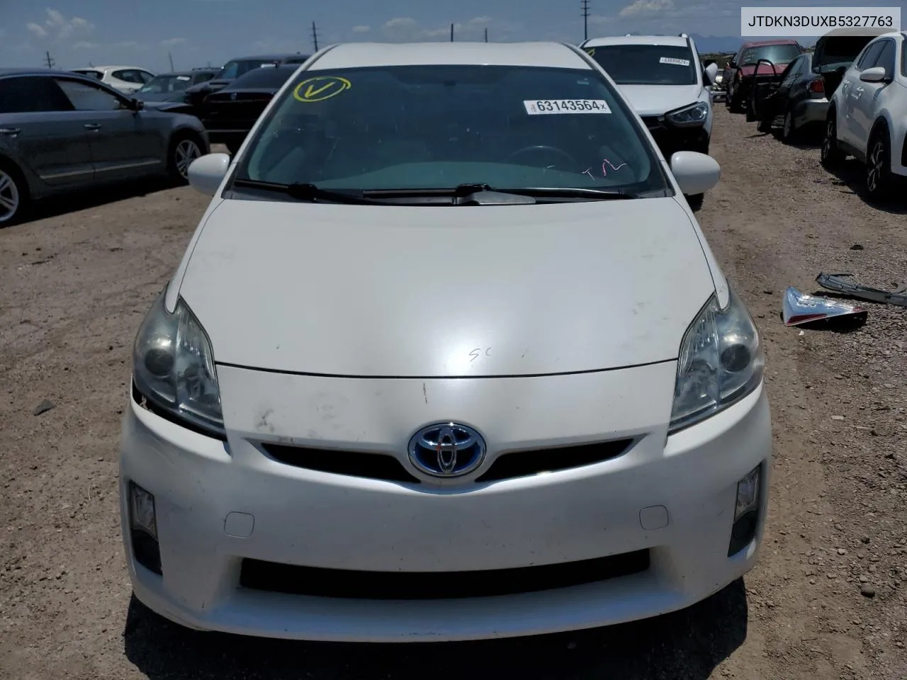 2011 Toyota Prius VIN: JTDKN3DUXB5327763 Lot: 63143564