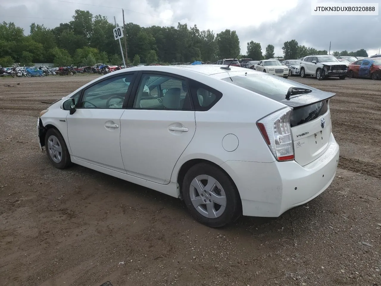 2011 Toyota Prius VIN: JTDKN3DUXB0320888 Lot: 64838274