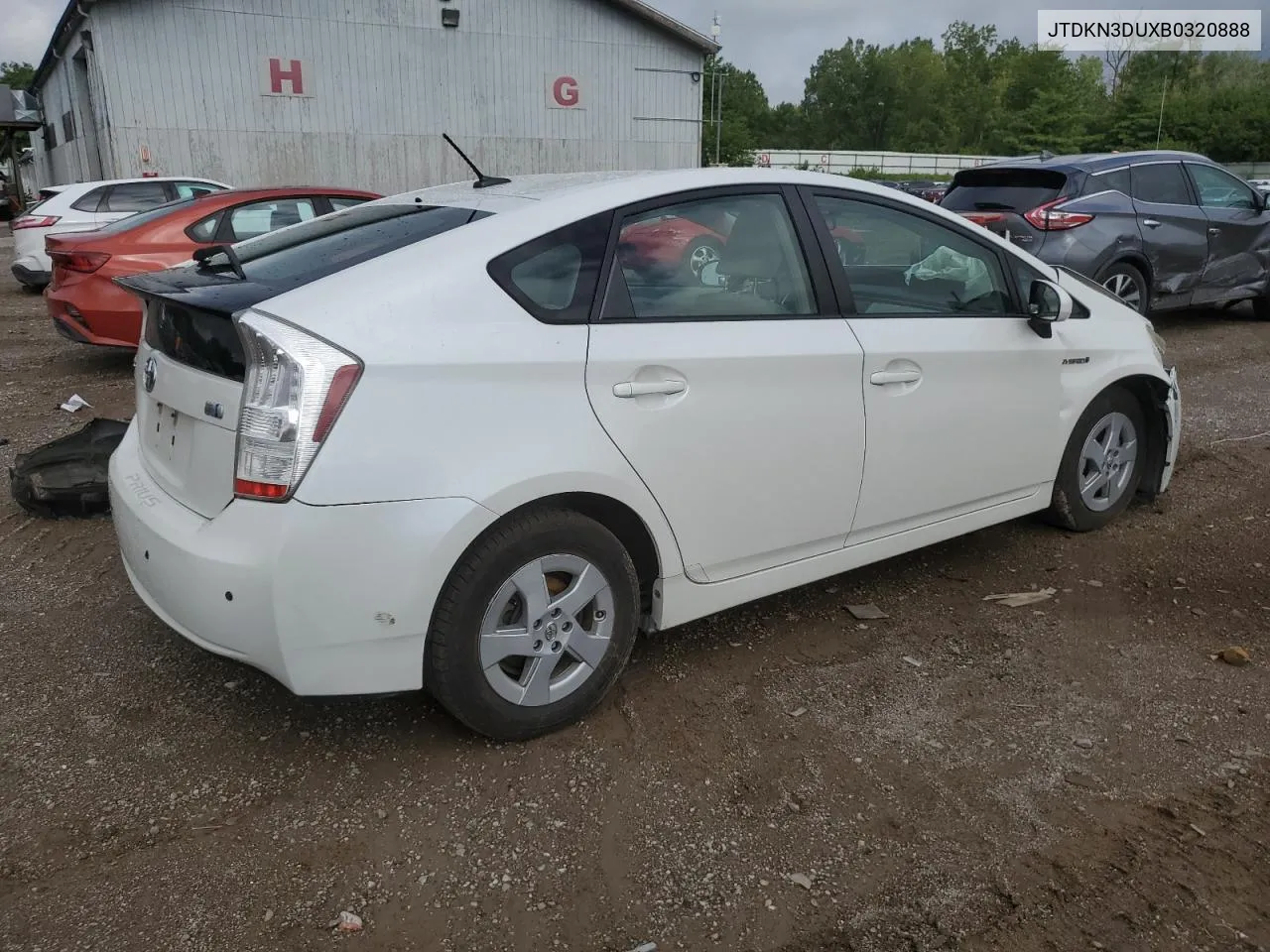 2011 Toyota Prius VIN: JTDKN3DUXB0320888 Lot: 64838274