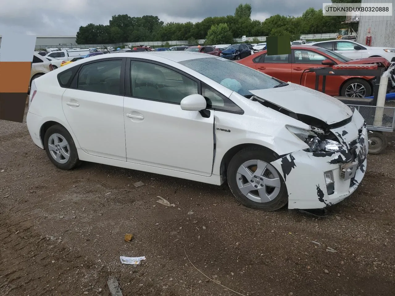 2011 Toyota Prius VIN: JTDKN3DUXB0320888 Lot: 64838274