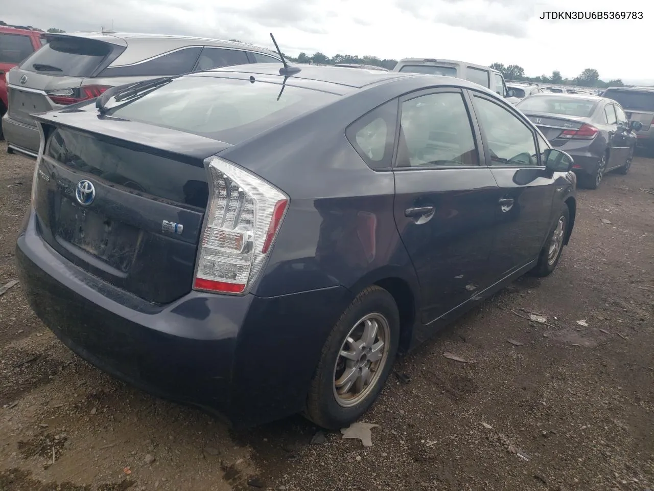 2011 Toyota Prius VIN: JTDKN3DU6B5369783 Lot: 64929774