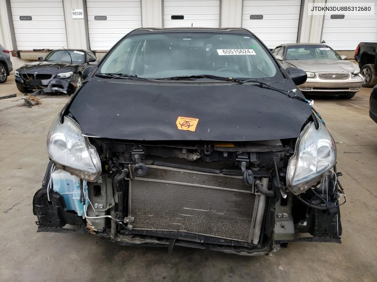 2011 Toyota Prius VIN: JTDKN3DU8B5312680 Lot: 65515624