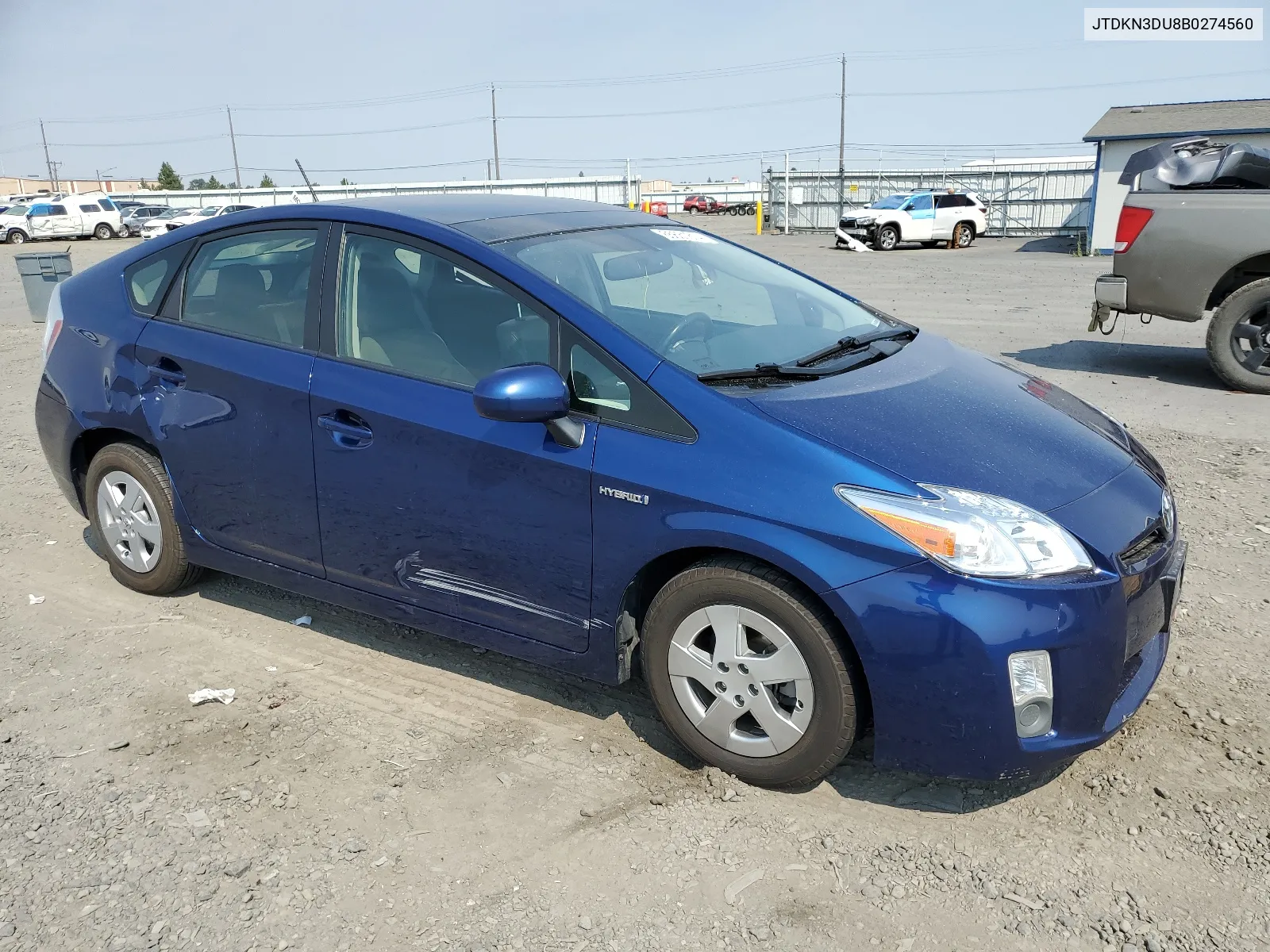 2011 Toyota Prius VIN: JTDKN3DU8B0274560 Lot: 65631814