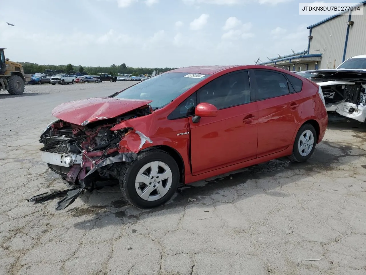 2011 Toyota Prius VIN: JTDKN3DU7B0277014 Lot: 65789004