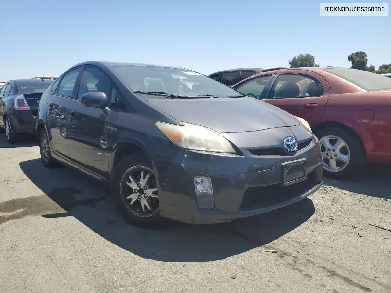 JTDKN3DU6B5360386 2011 Toyota Prius