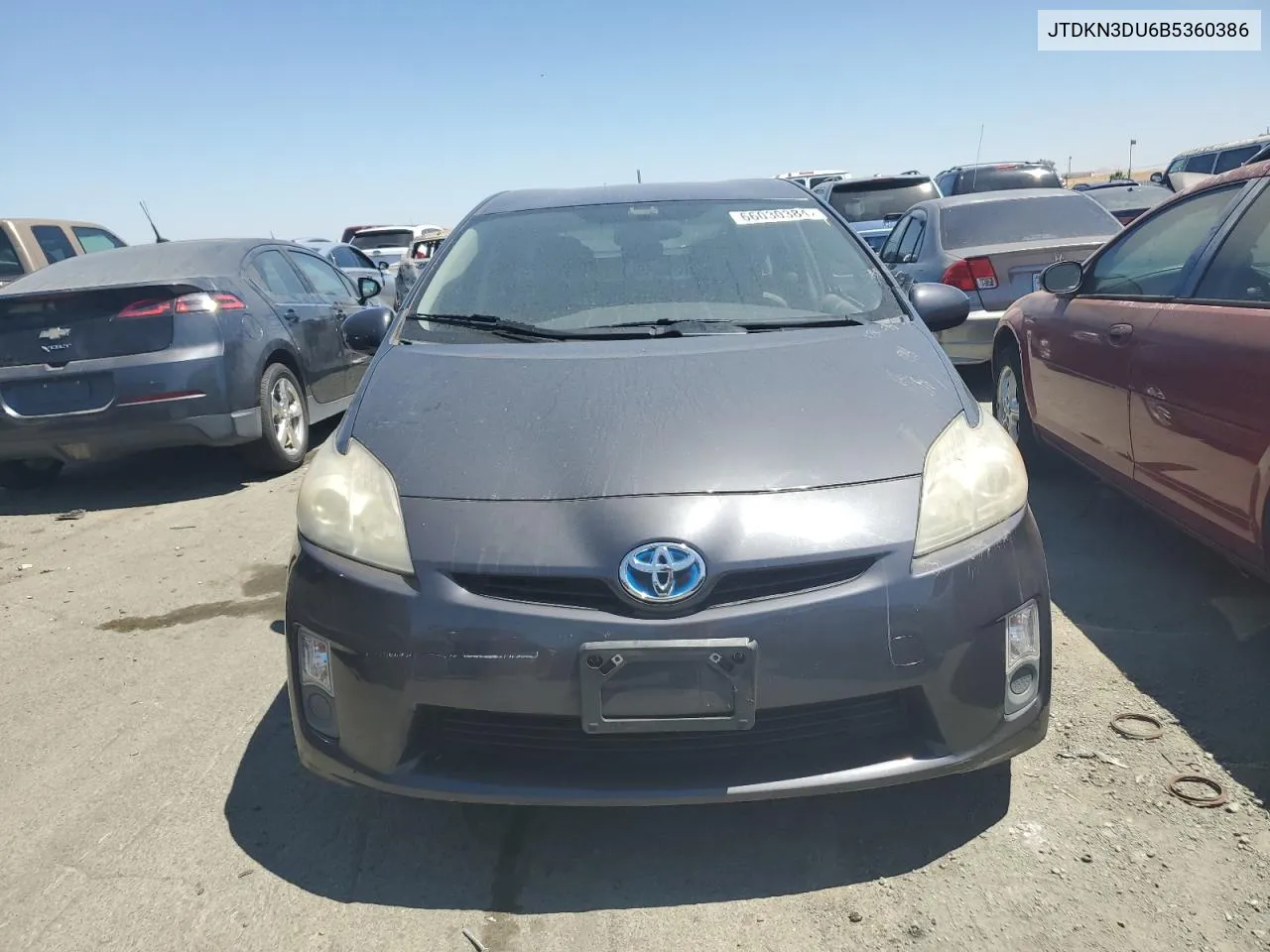 JTDKN3DU6B5360386 2011 Toyota Prius