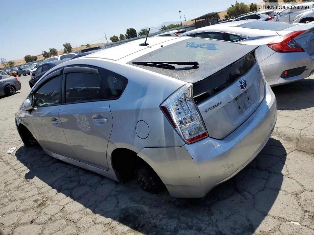 2011 Toyota Prius VIN: JTDKN3DU0B0260250 Lot: 66082894