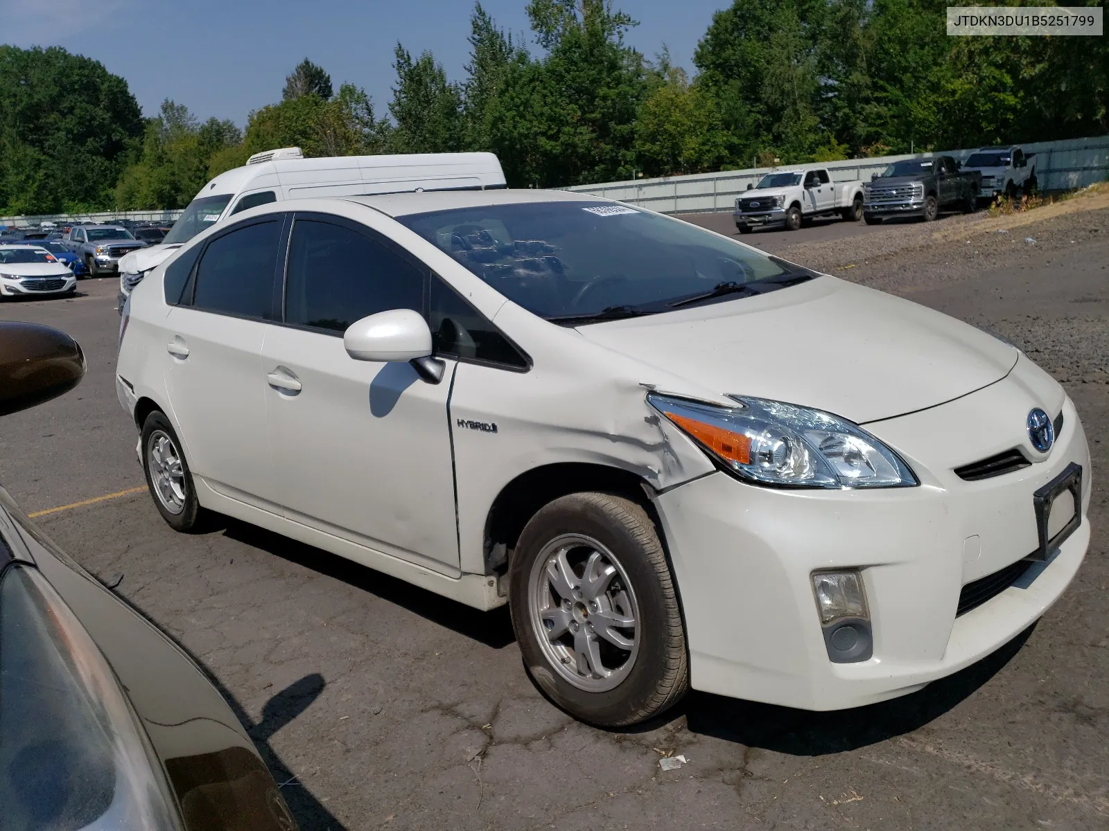 JTDKN3DU1B5251799 2011 Toyota Prius