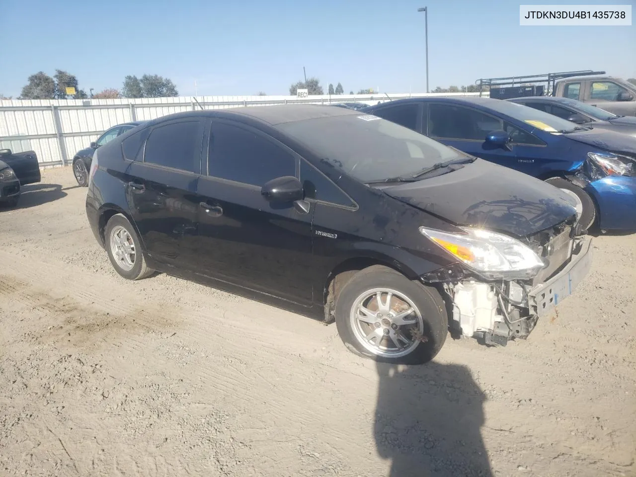 2011 Toyota Prius VIN: JTDKN3DU4B1435738 Lot: 66763384