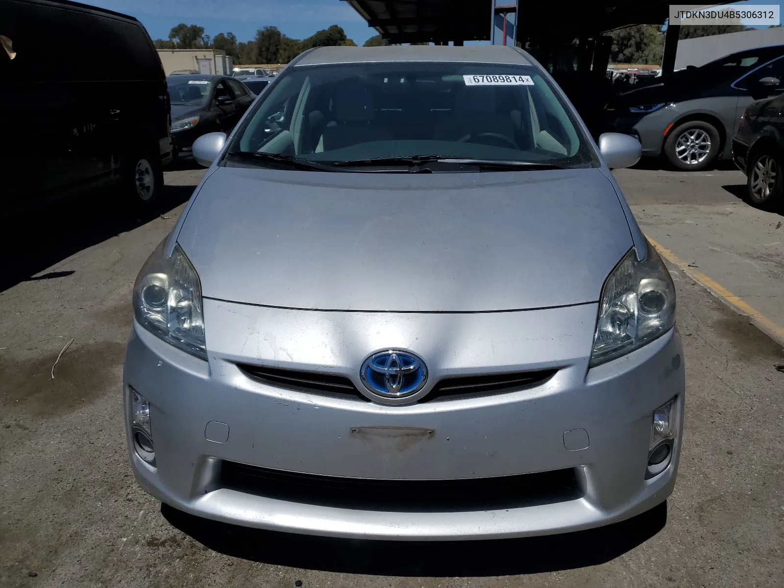 2011 Toyota Prius VIN: JTDKN3DU4B5306312 Lot: 67089814