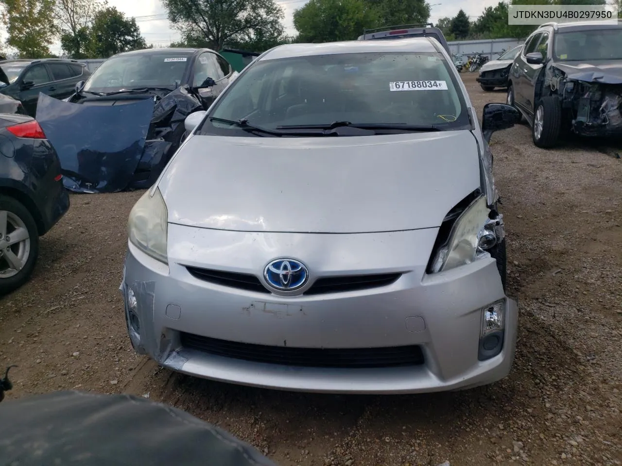 2011 Toyota Prius VIN: JTDKN3DU4B0297950 Lot: 67188034