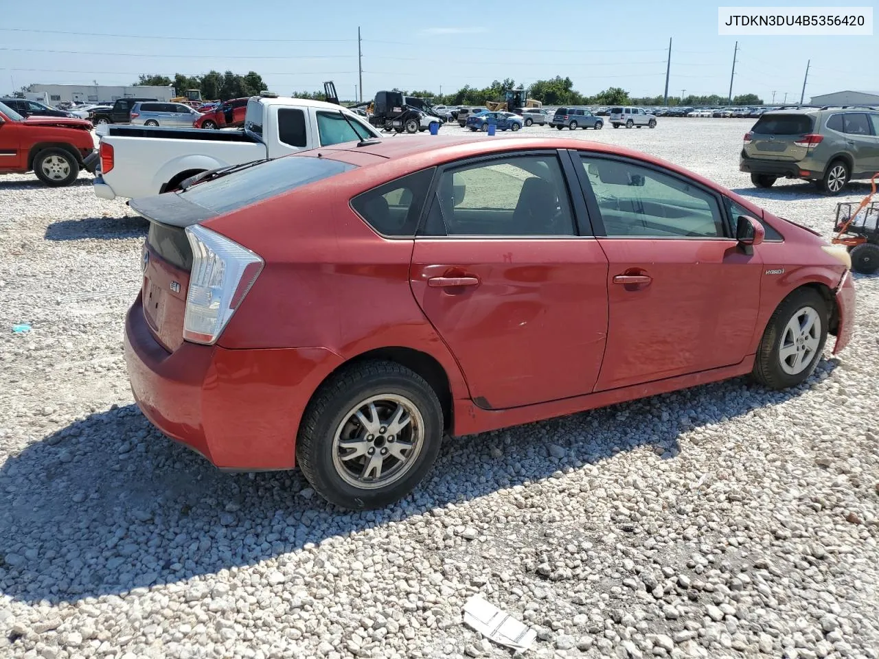 2011 Toyota Prius VIN: JTDKN3DU4B5356420 Lot: 67767284