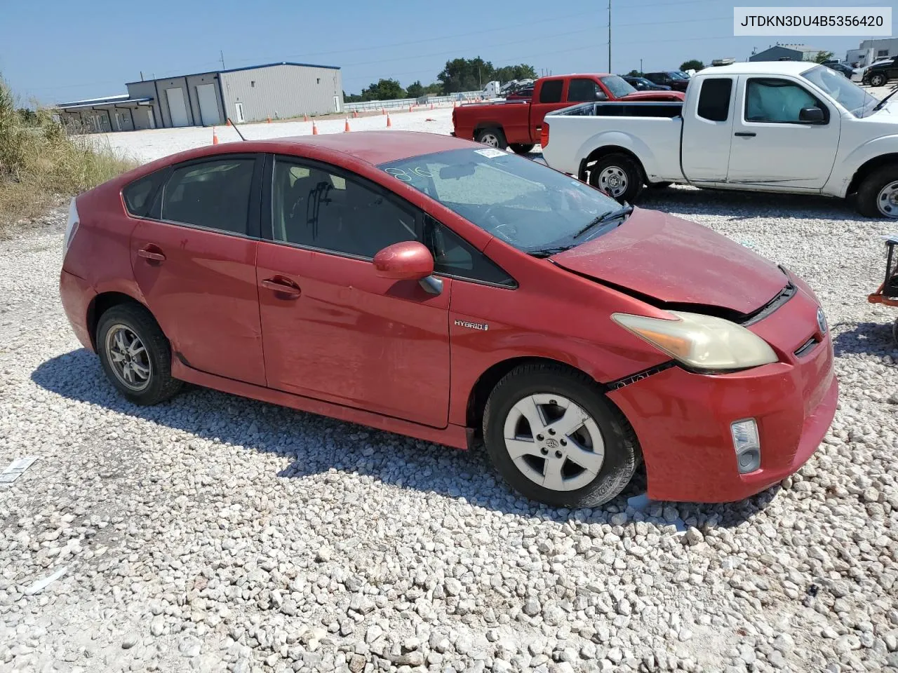 2011 Toyota Prius VIN: JTDKN3DU4B5356420 Lot: 67767284