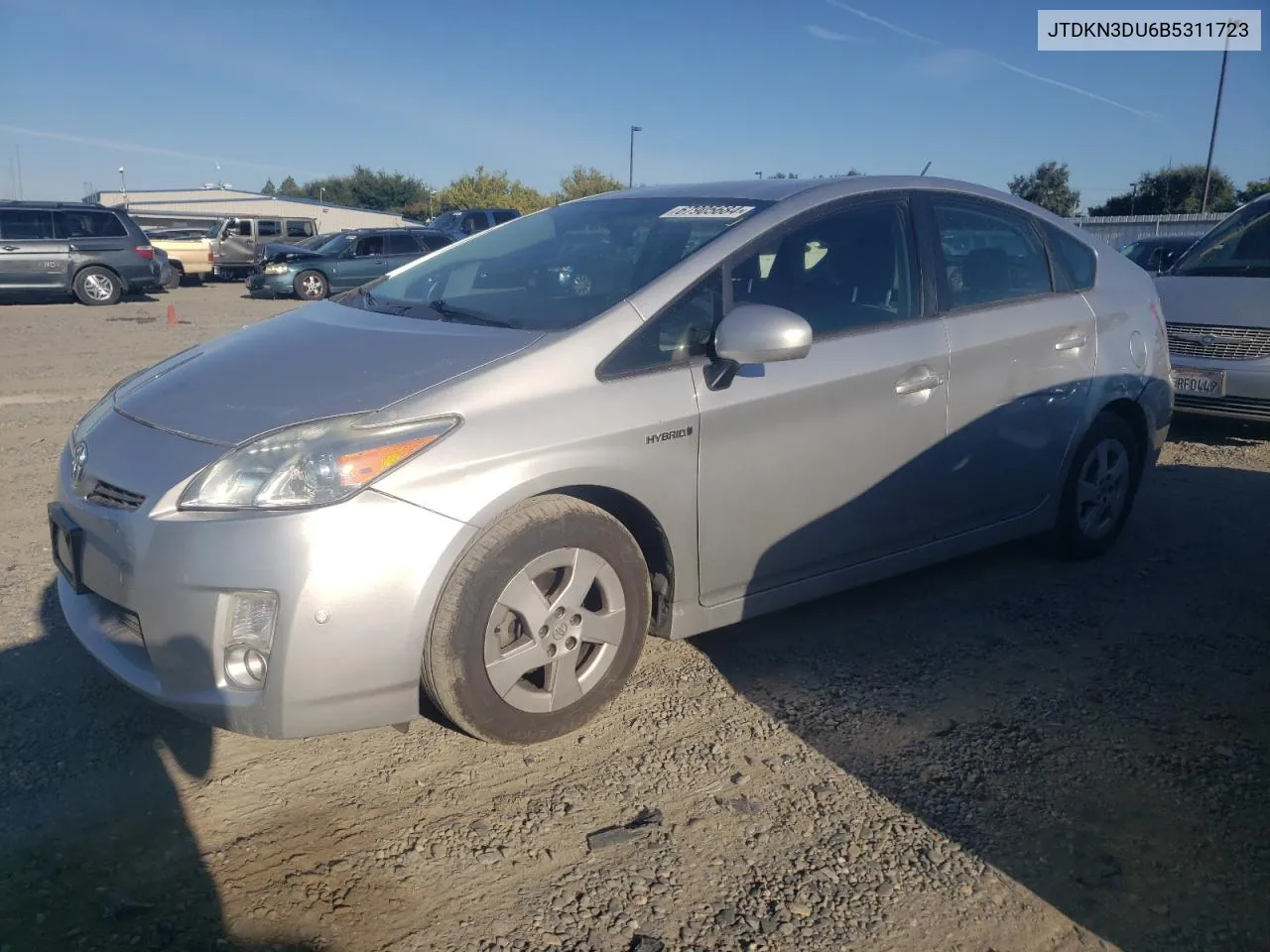 2011 Toyota Prius VIN: JTDKN3DU6B5311723 Lot: 67905684