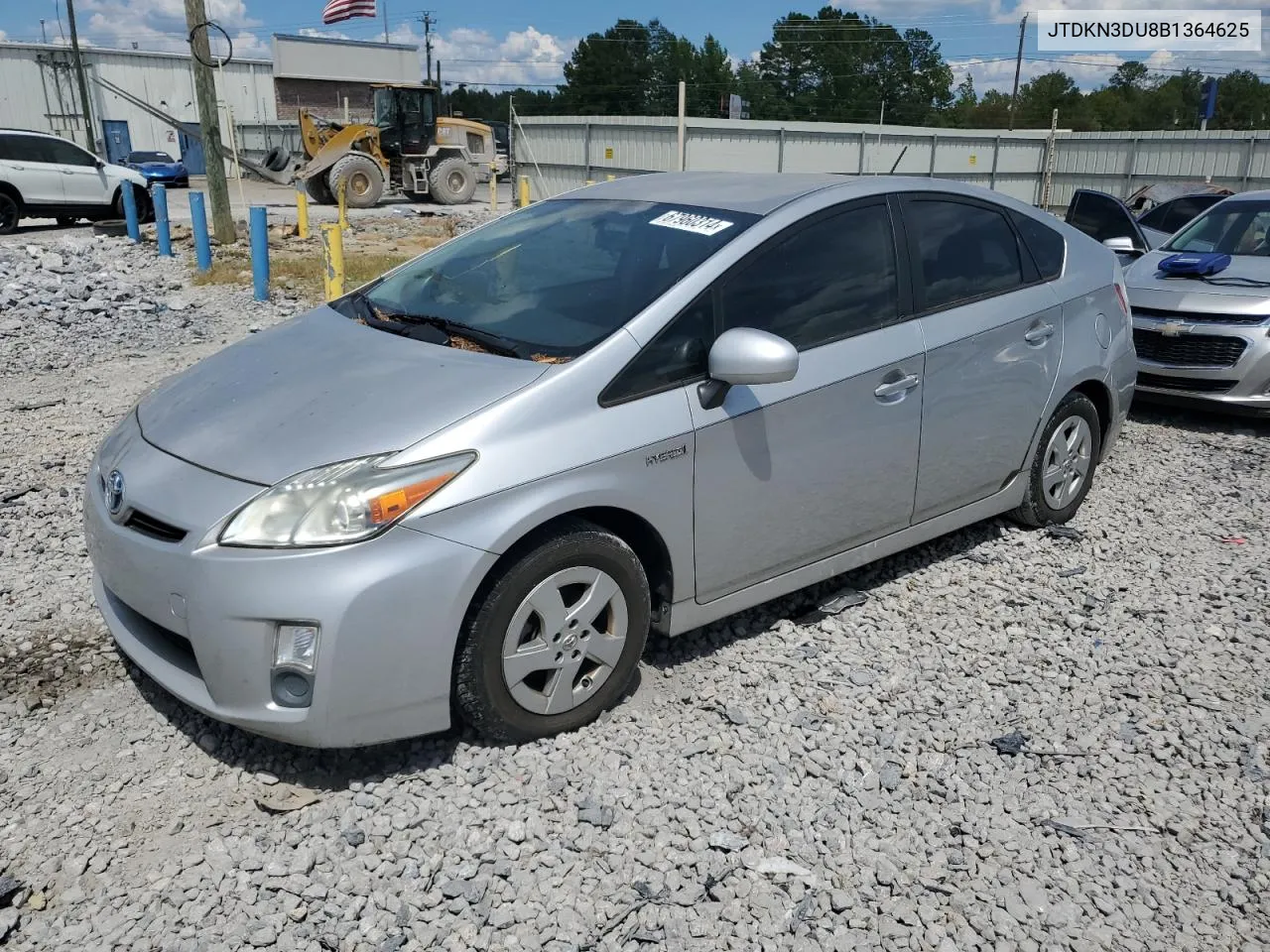 JTDKN3DU8B1364625 2011 Toyota Prius