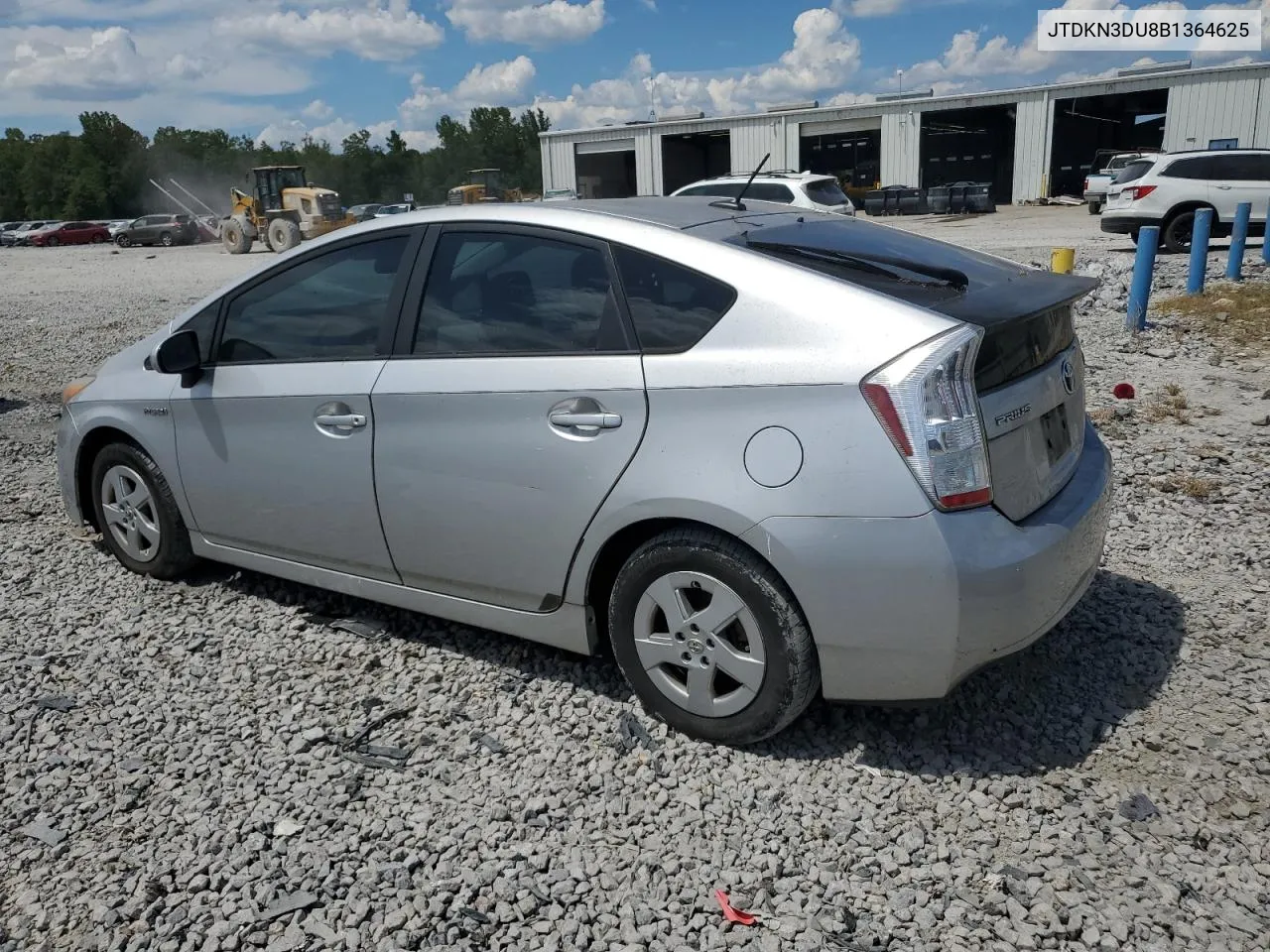 JTDKN3DU8B1364625 2011 Toyota Prius