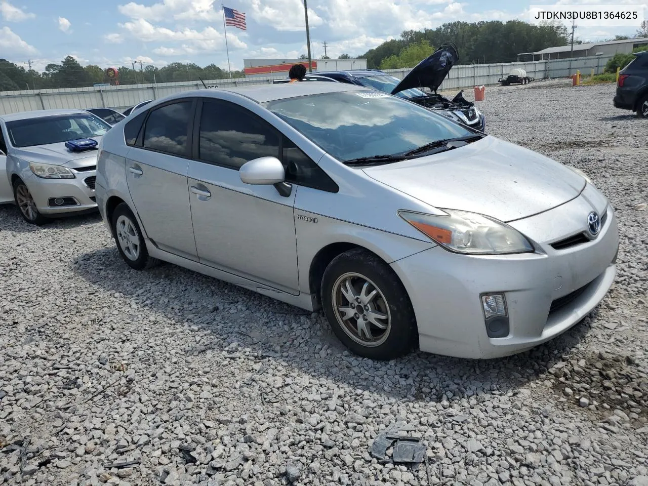 JTDKN3DU8B1364625 2011 Toyota Prius