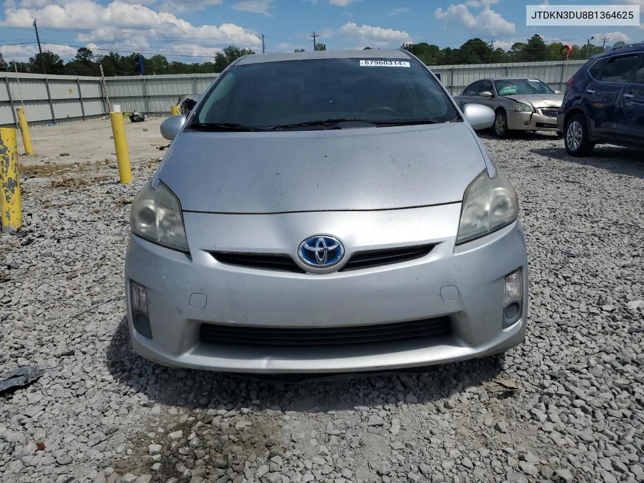 JTDKN3DU8B1364625 2011 Toyota Prius