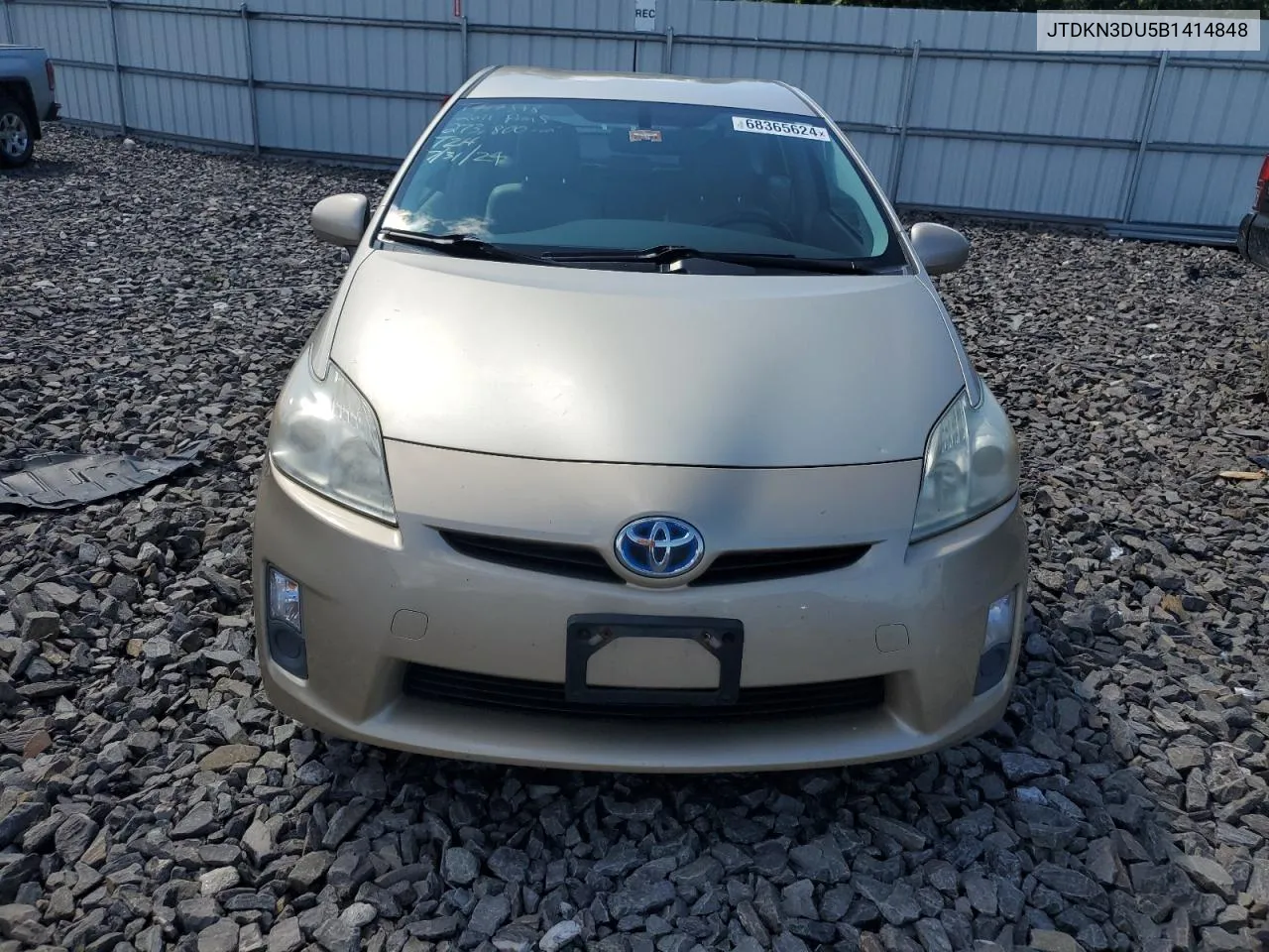 2011 Toyota Prius VIN: JTDKN3DU5B1414848 Lot: 68365624