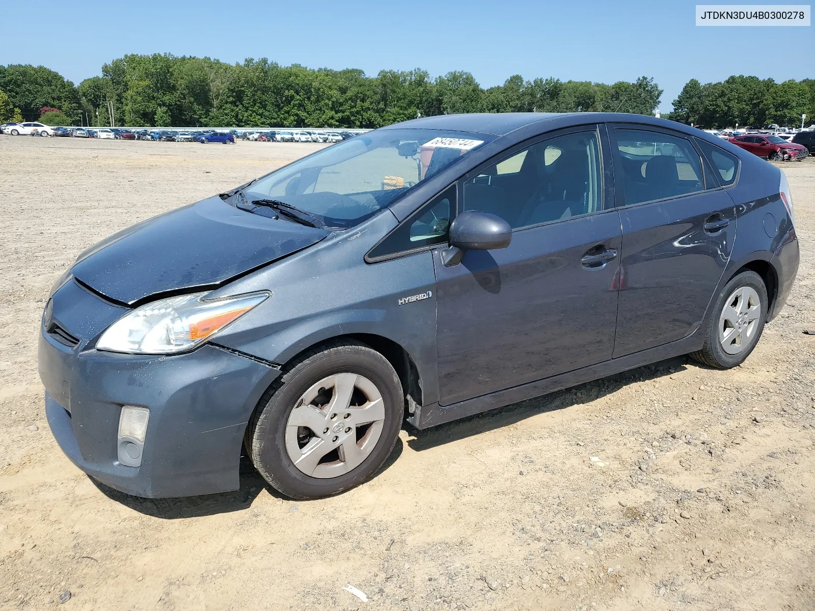 JTDKN3DU4B0300278 2011 Toyota Prius