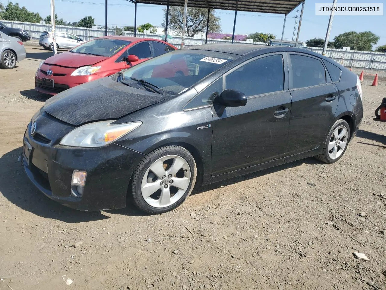 JTDKN3DU3B0253518 2011 Toyota Prius